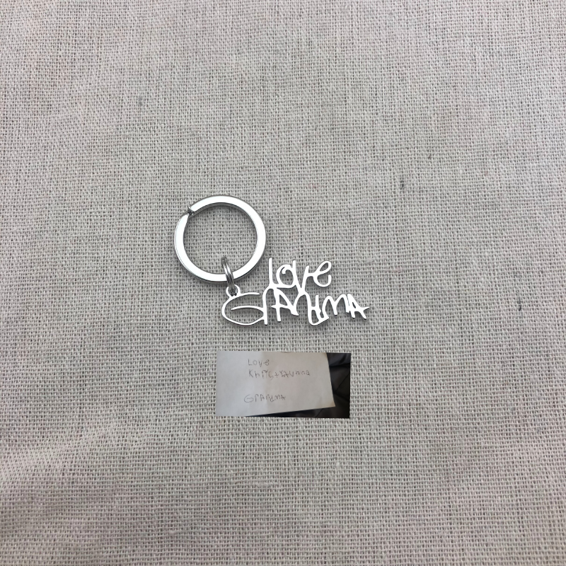 Personalized Handwriting Keychain - Lollimix 