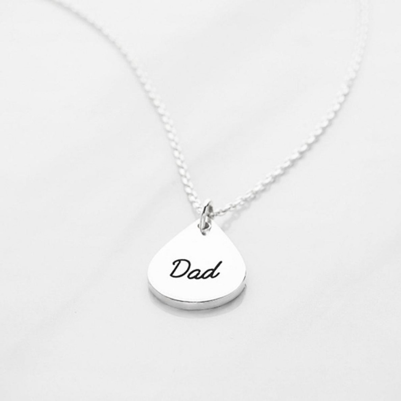 Tear Drop Fingerprint Necklace - Lollimix 